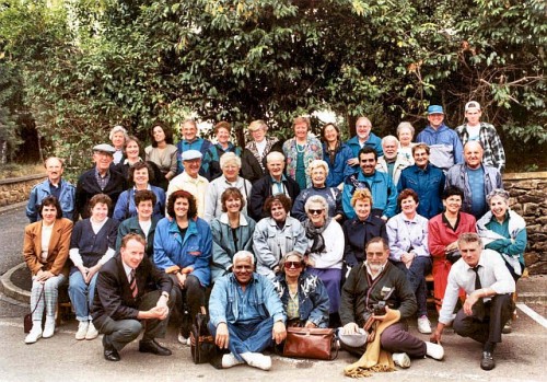 Our tour group from the UK tour 1993