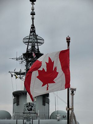 Canada flag HMCS Toronto