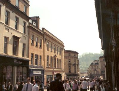 Georgian street in Bath