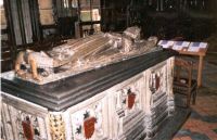 King John's tomb, Worcester Cathedral. King John was widely seen as one of the worst Kings of England.
